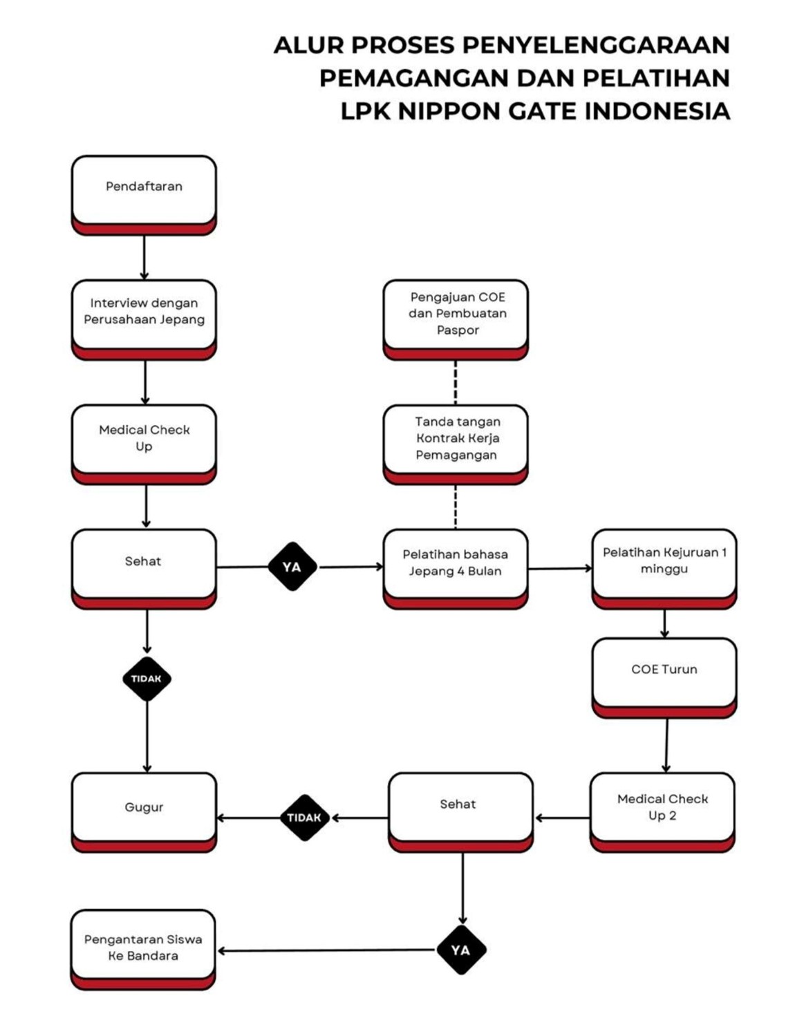 Alur Proses Pemagangan ke Jepang