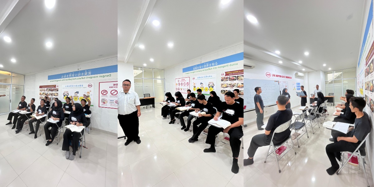 Pelaksanaan Pelatihan Bahasa Jepang di LPK NGI